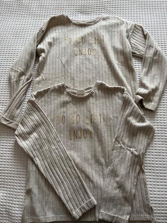 152 zara tričko pre dvojičky, 152