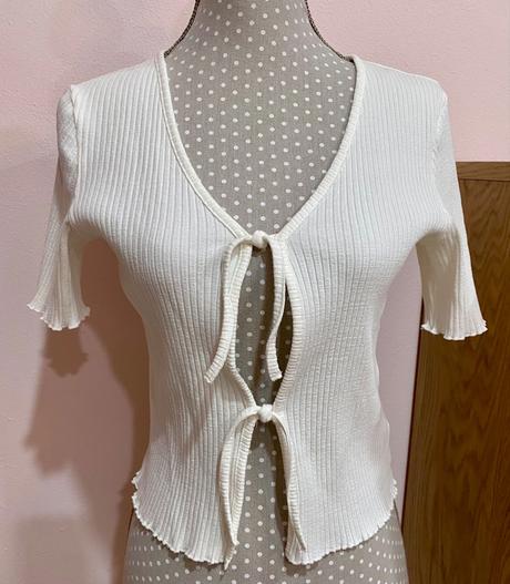 Tričkové bolerko na zaväzovanie 158/164, lindex,164