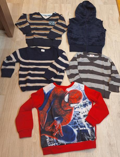Sada svetríkov, vestička, mikina vo veľmi dobrom s, 86