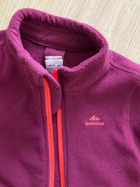 Dievčenská športová mikina, quechua,98