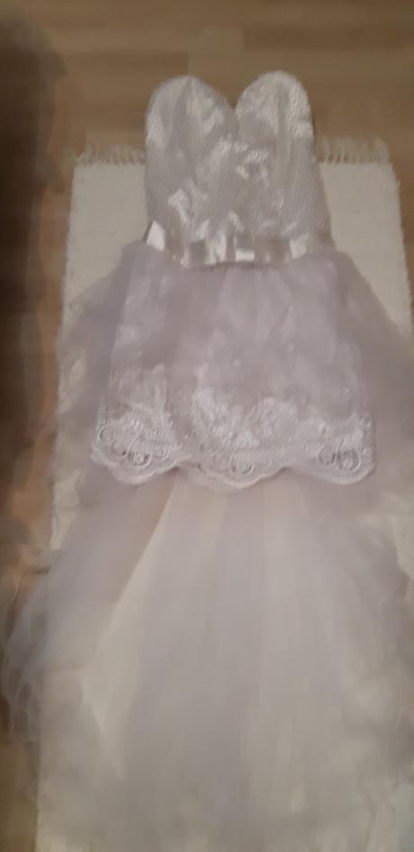 Krasne svadobne/ spolocenske saty 2 v 1, 38 / 40