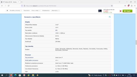 Hp probook 450 g9, hp (hewlett-packard)