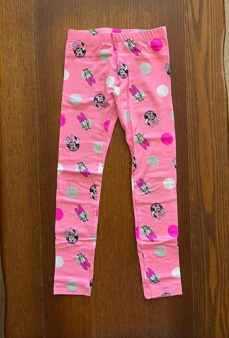 Legínky minnie mouse a bodkami, disney,128