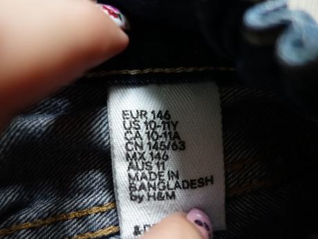 Riflové kraťasky, h&m,146