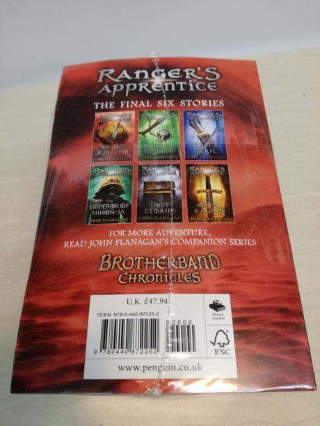 John flanagan ranger's apprentice 1-6 / 7-12 nau24,