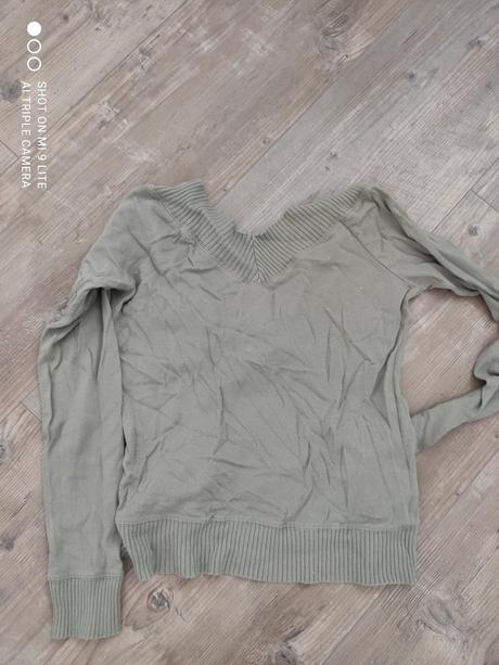 Zeleny pulovrik bershka, bershka,l