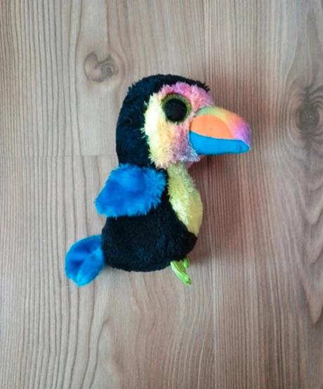 Plysak ty tukan 15 cm, veľmi dobry stav,