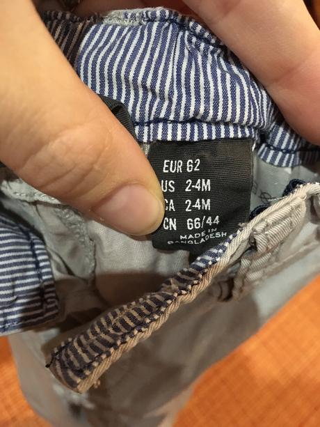 Frajerske nohavice, h&m,62