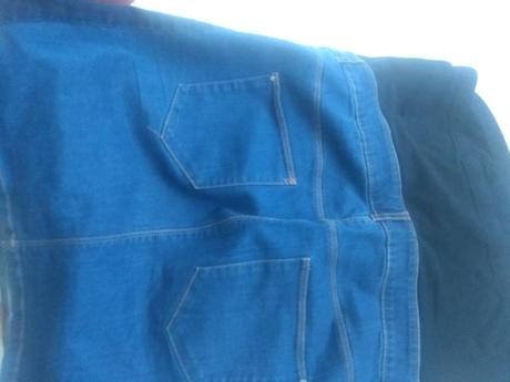 Tehotenská riflova sukňa 44,46,xl, c&a,xl