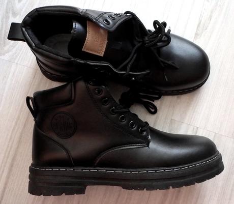 Členkové čierne topánky, 43