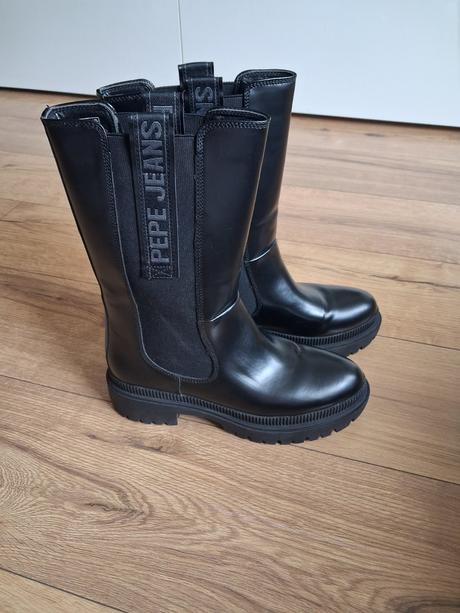 Vysoke topanky pepe jeans, pepe jeans,40