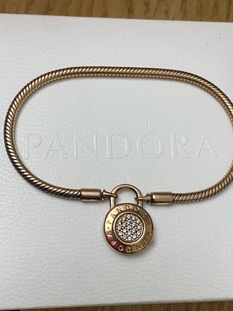 Pandora rosegold naramok, pandora