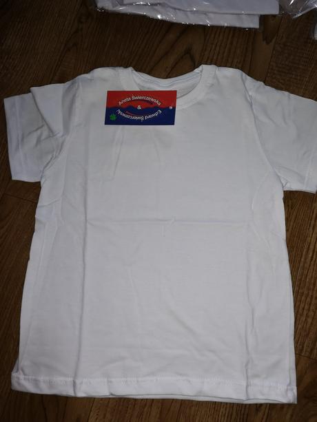 Biele bavlnené tricko, 146 / 164