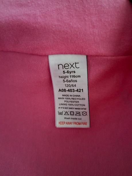 Tenká bunda do dažďa zn. next, veľ. 116, next,116