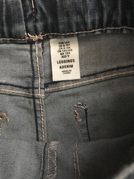 Rifle leggins 8-9 rokov, h&m,134