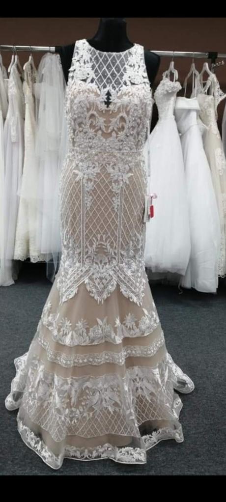 Svadobné šaty  nie tuctové, l