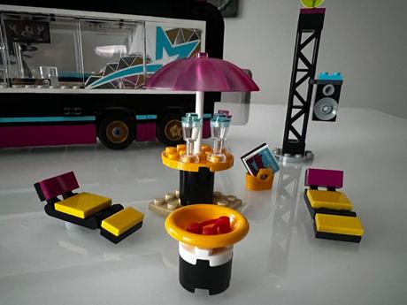 Lego friends  koncertný automobil hviezdy pop, 
