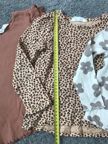 3 tričká v.110/116, h&m,110