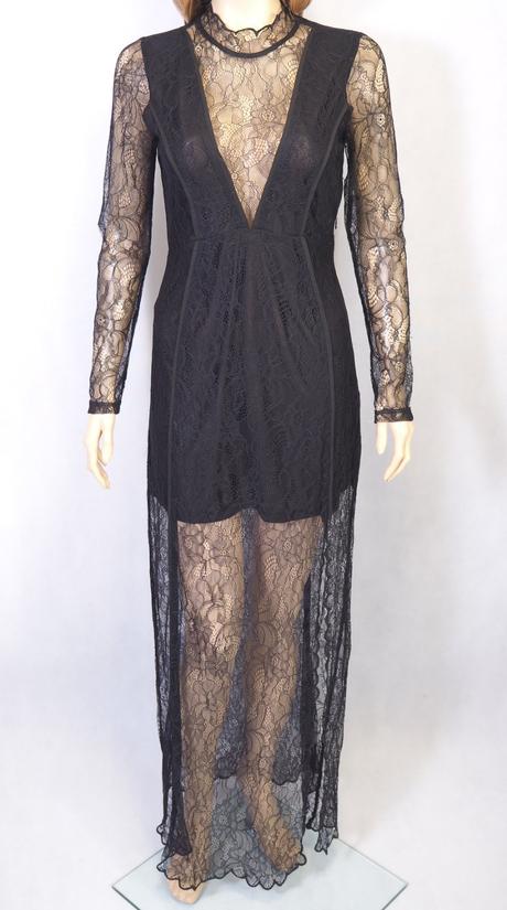 Kvalitné čipkované šaty gina tricot, 36