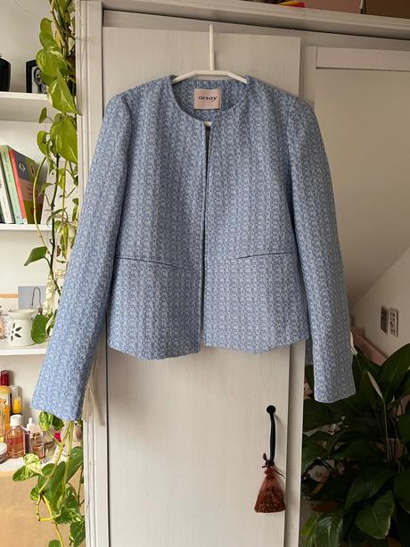 Modrý blejzer/ modré sako/ kostýmové sako modré, orsay,34