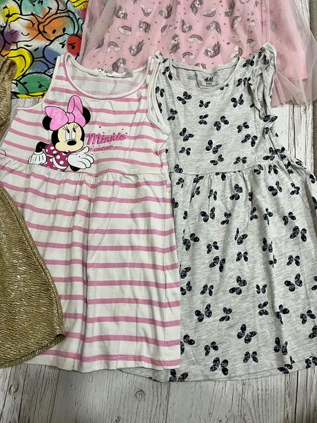 Šaty na leto 98/104 6ks, h&m,98