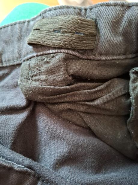 Čierne rifle h&m s nastavením v páse,  146, h&m,146