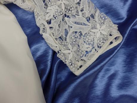 Kvalitné čipkované šaty, h&m,40