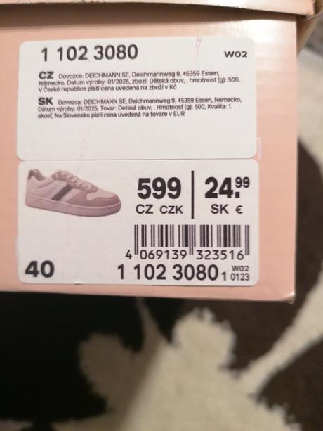 Pekne tenisky, deichmann,40