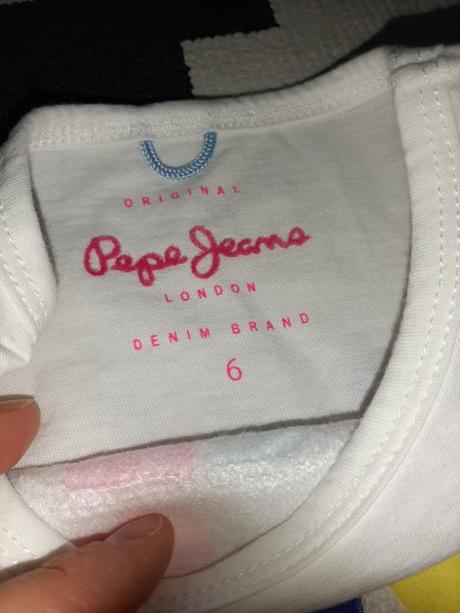 Originálne štýlové tričko pepe jeans london na 6r., pepe jeans,116