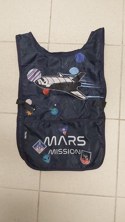 Detská zástera mars mission na kreatívne maľovanie,