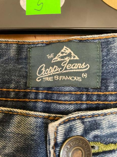 Pánske roztrhané rifle značky cropp č 34, 34