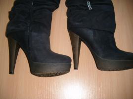 Semišové čižmy č.40, 40