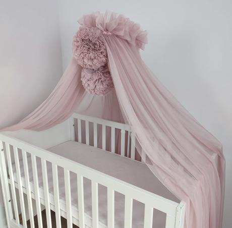 Nový pom pom baldachýn viac farieb na výber, šírka (cm): 150,dĺžka (cm): 70