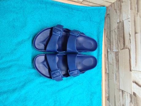 Birkenstock 45 - pánske tmavomodré gumené sandále, birki,45