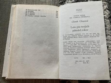 Leto pre tvojich pätnásť rokov (1987),