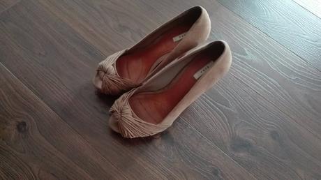 Dámske béžové lodičky bez špice zara, zara,39