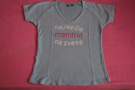 Dámske tričko najlepšia mamina na svete, m