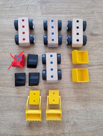 Ikea autíčka-náhradne diely,