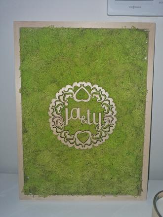 Machový ozbraz ty a ja,