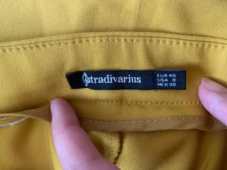 Zlte nohavice, stradivarius,l