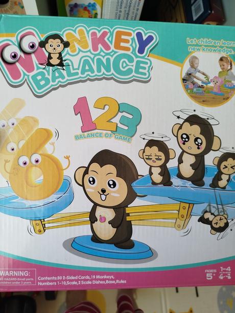 Váhy - matematické opičky na počítanie,