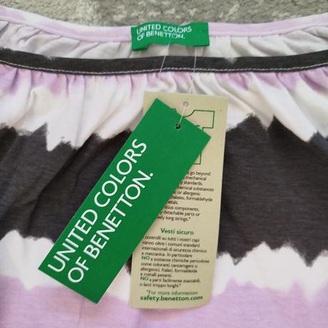 Letné bavlnené tielko benetton - nové s visačkou, benetton,164 / 170