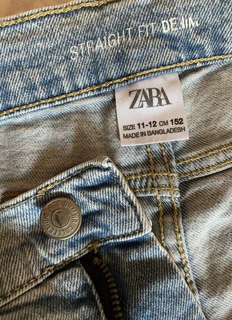 Potrhané šúchané rifle zara v. 152 - unisex, zara,152