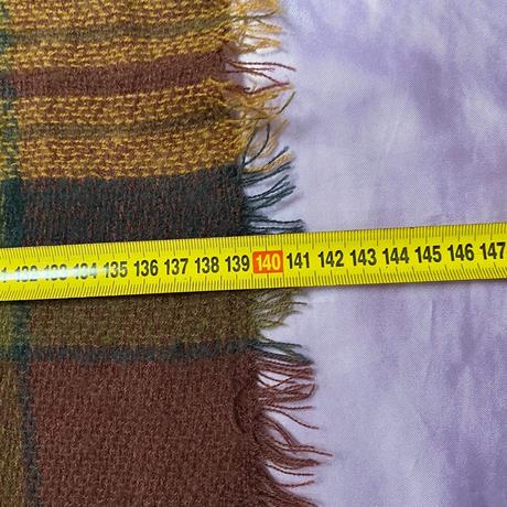 Károvaný oranžovo-hnedý šál, h&m