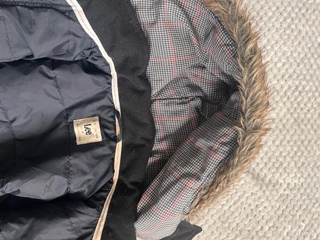 Lee čierna zimná bunda, lee,m