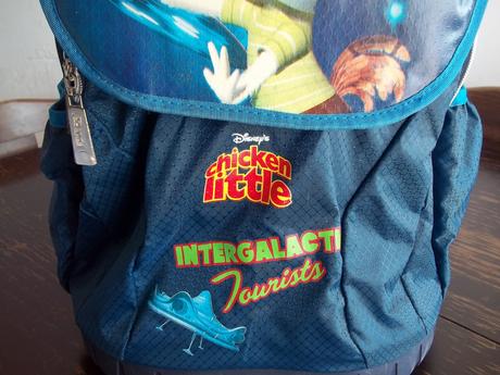 Anatomická školská aktovka - sunce - chiken little,