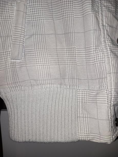 Biela zimná bunda, amisu,s