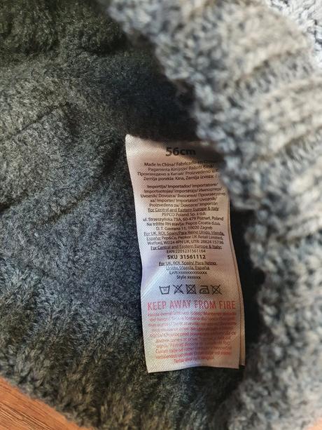 B1238 čiapka, teplá, 116