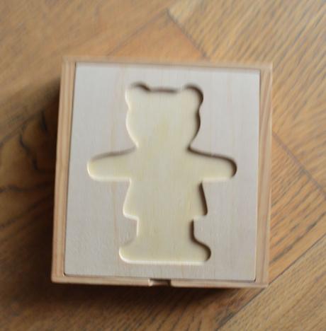 Drevena hra vkladačka macko, 