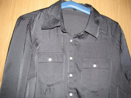 Tmavomodrá elegantná blúzka v. xl, amisu,xl